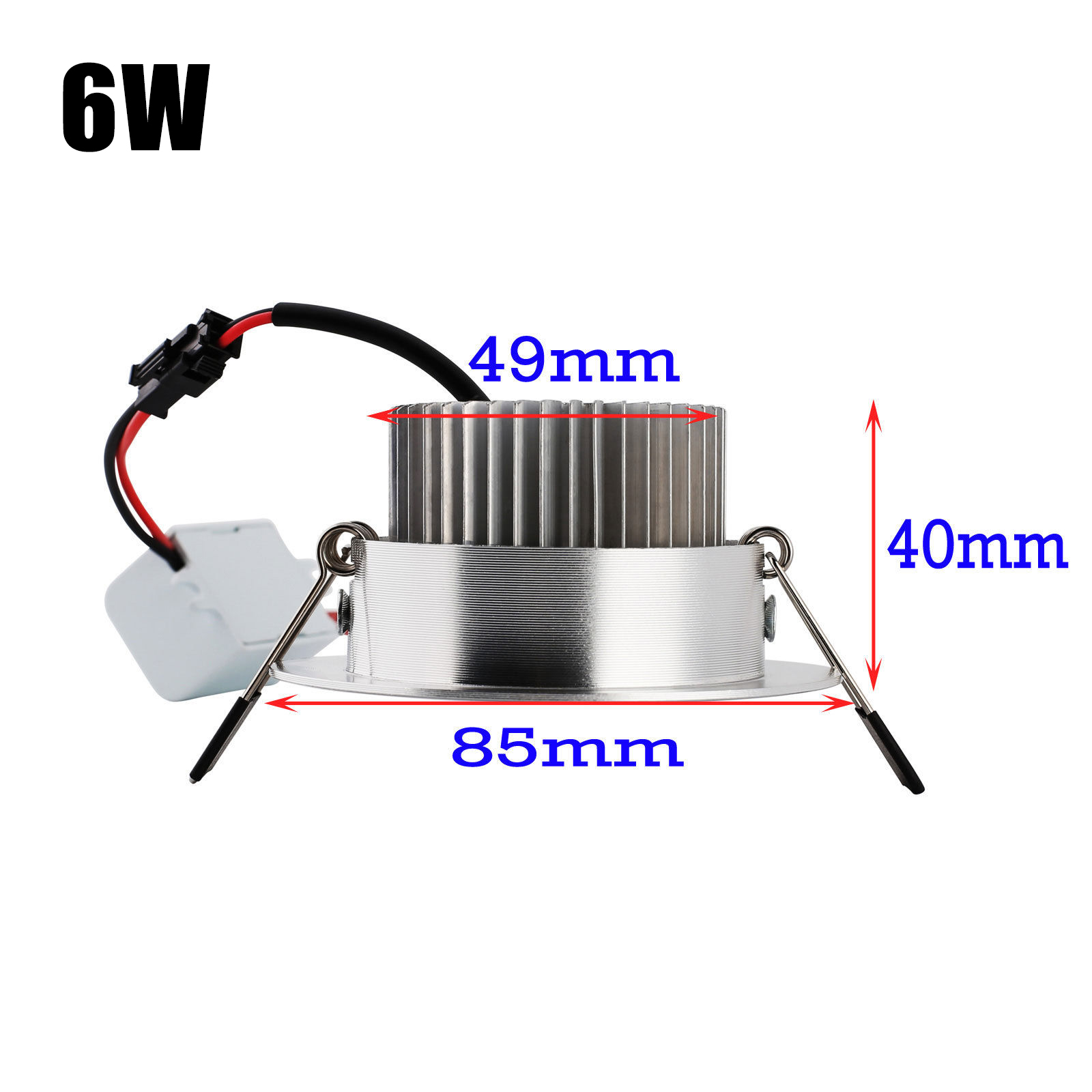 8 farben 6W LED Einbau Decke Downlight Ultra Helle Lampe AC 220V 110V mit Fahrer Unten Licht scheinwerfer für Heimat Hotel Dekor