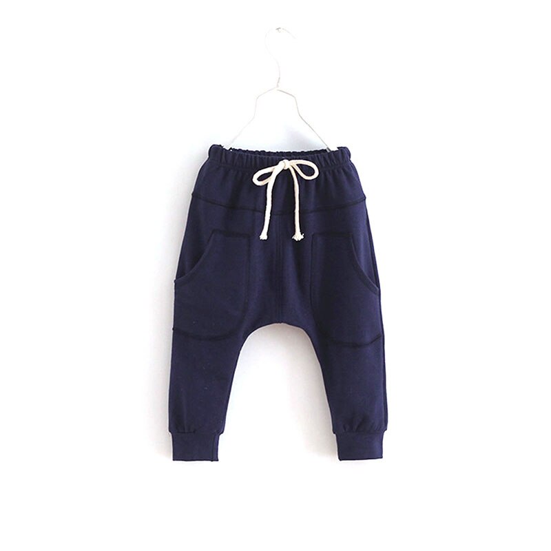 Sarouel enfant pantalon enfant enfant bébé garçon vêtements: Navy  Blue / 6