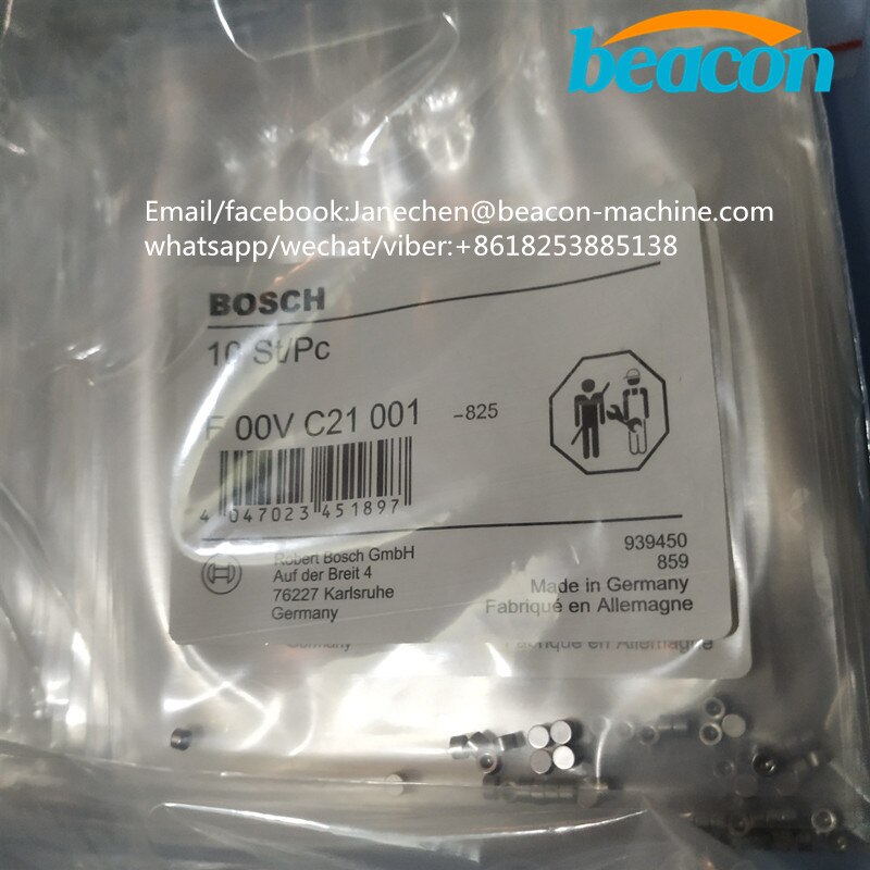 Beacon F00VC21001 diesel fuel injector Ball Seat Steel Ball Bearing FOOVC21001 for injector 0 445 110 series