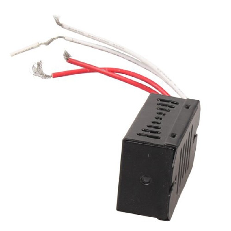 110V zu 12V 60W Halogen hell Energie liefern Konverter elektronisch Transformator Schwarz