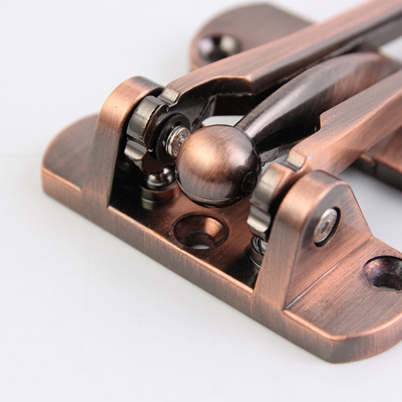 1Pc Zinc Alloy Door Bolt Sliding Lock Bolt Anti-theft Lock Hotel Office Security Chain Gate Cabinet Latches Decorative Hardware