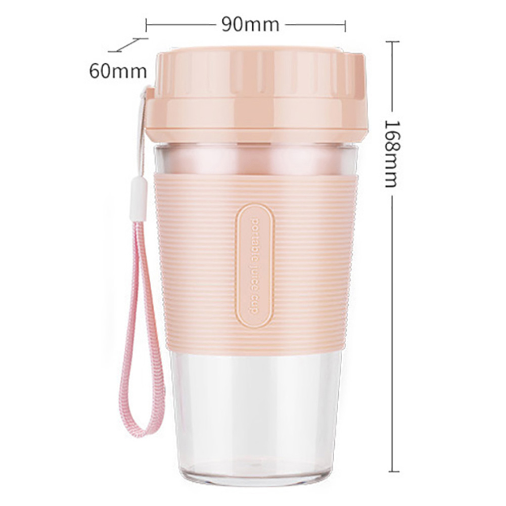 300ml mini bärbar hushållsfruktjuicer usb uppladdningsbar juicepress kopp frukt smoothie mixer mixer flaska maskin sportflaska