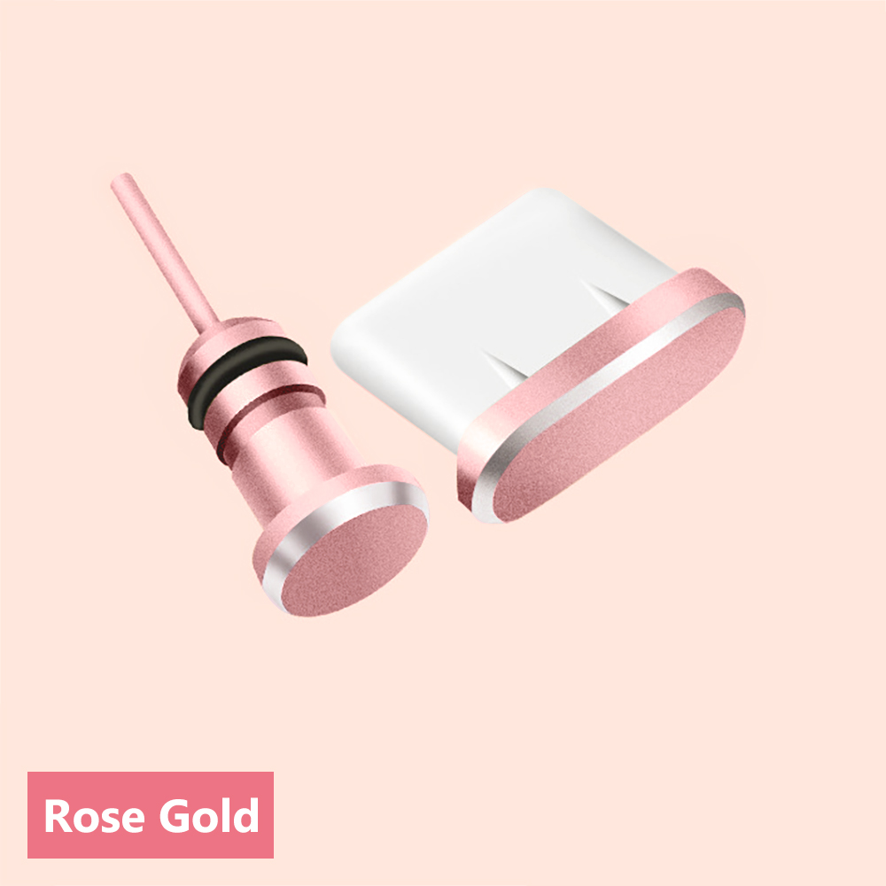 Type C Plug Dust Plug 3.5mm Earphone Jack Sim Card USB Type-C Anti Dust Plug For Samsung S10 S9 S8 Note 8 9 Huawei P10 P20 P30: Blue