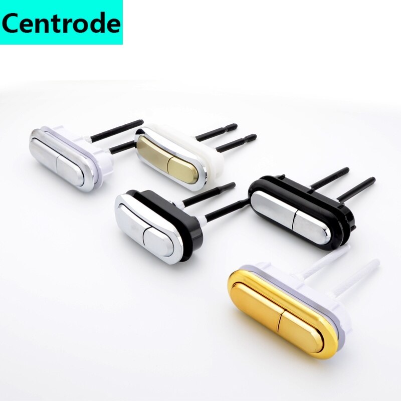 Toilet tank button oval toilet flush button double button toilet bowl toilet switch accessories