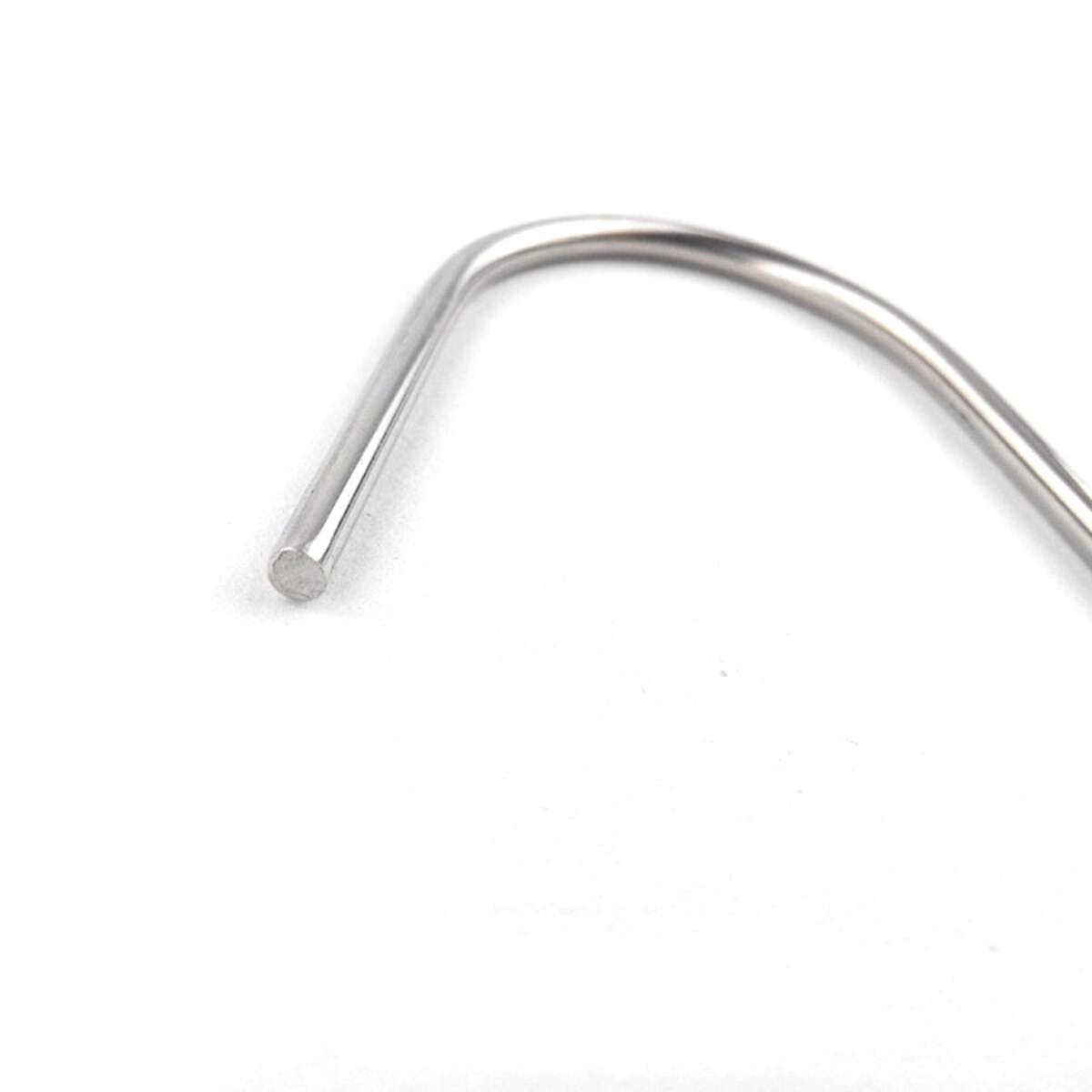 10Pcs 12/15cm Long Pointed S Hooks Rack Butcher Meat Stainless Steel Hanger Kitchen Hooks Bacon Sausage BBQ Tools