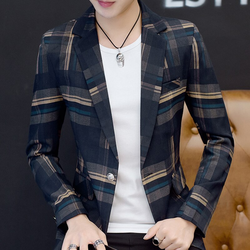 Miesten rento bleiseri takki slim fit napit mekko takki miesten bleiseri mallit toimistotakit trajes hombre casuales takit  jj60xx