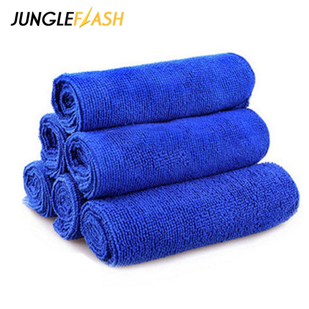Jungleflash Microfiber Doeken Auto Zachte Reiniging Duster Microfiber Auto Handdoek Detaillering Huishoudelijke Schoonmaakmiddelen Kleine Handdoek