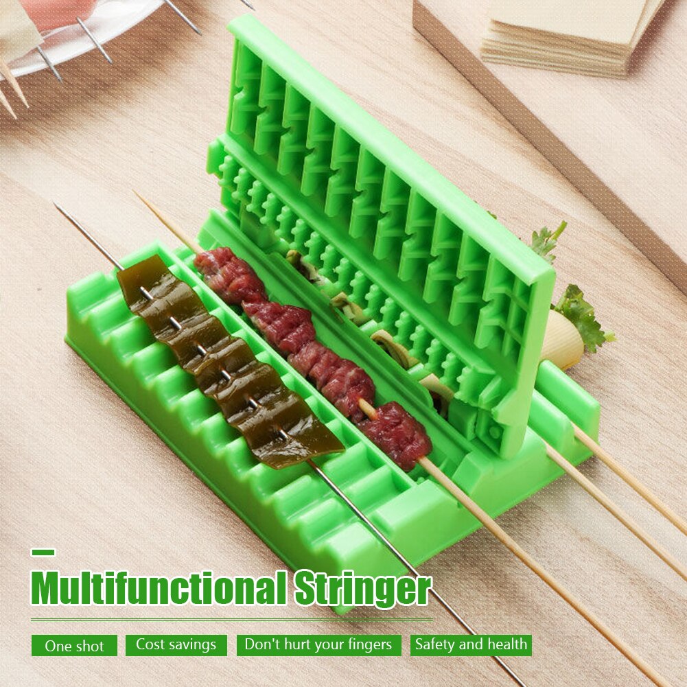 Multi-function Barbecue Kebab Maker Artifact Food Meat String Device BBQ Meat Skewer Beef Pork Kitchen Barbecue Tools