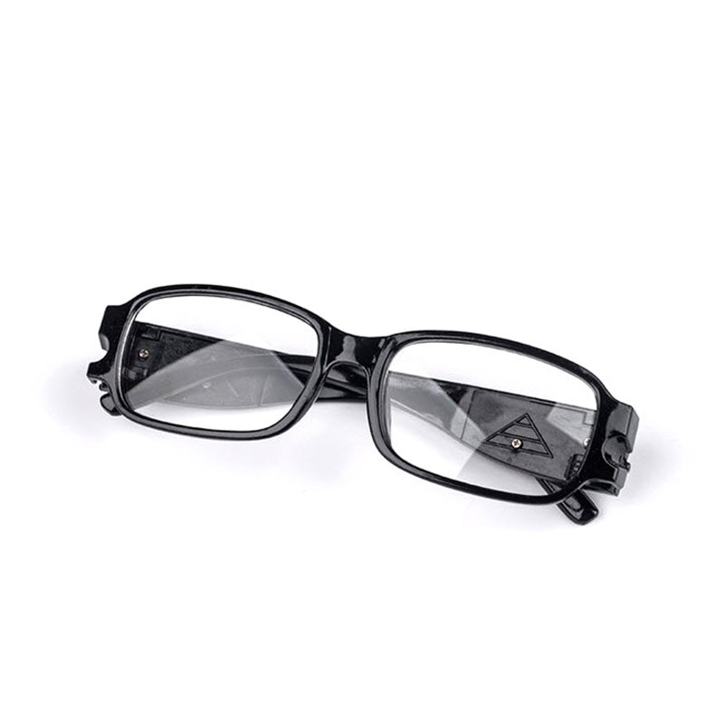 Multifunktionel styrke førte lys læsebriller nattesyn briller med lampe  xd88