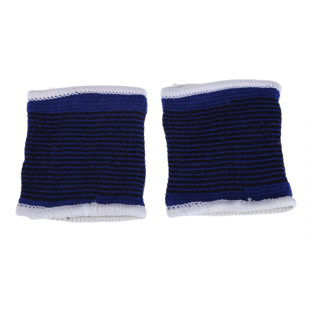 1 Paar Elastische Knie Blauwe Kniebeschermers Knie Brace Been Artritis Injury Gym Mouwen Elastische Bandage Enkel Brace Ondersteuning: Wrist Band