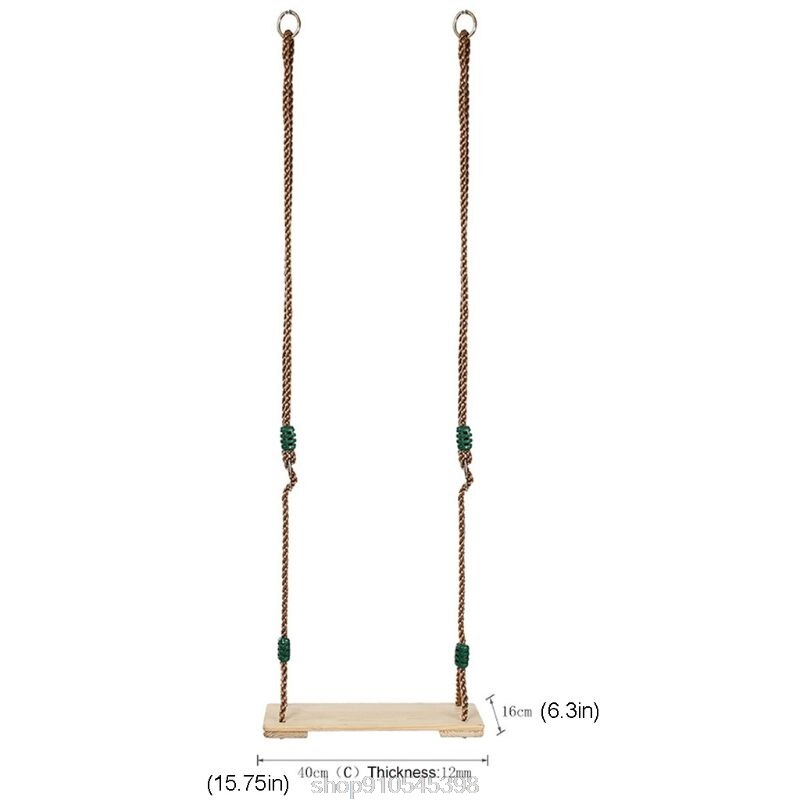 Outdoor Swing Wooden Adults Children Indoor Patio Swings Kindergarten Playground Swings O26 20