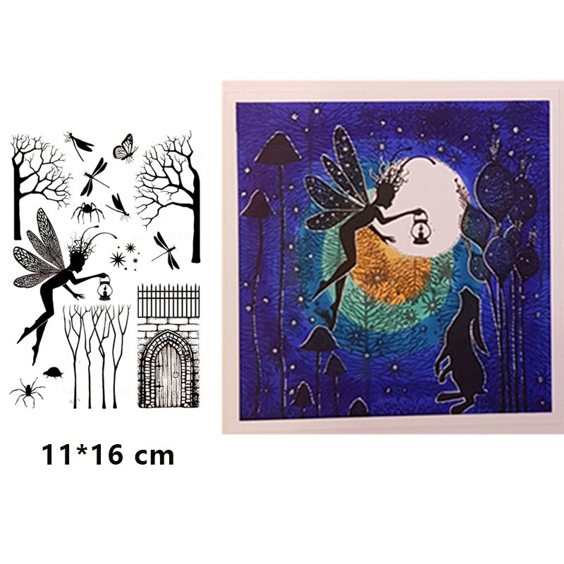 Fairy Moon Dandelion Clear Stamps Seal for DIY Scr... – Grandado