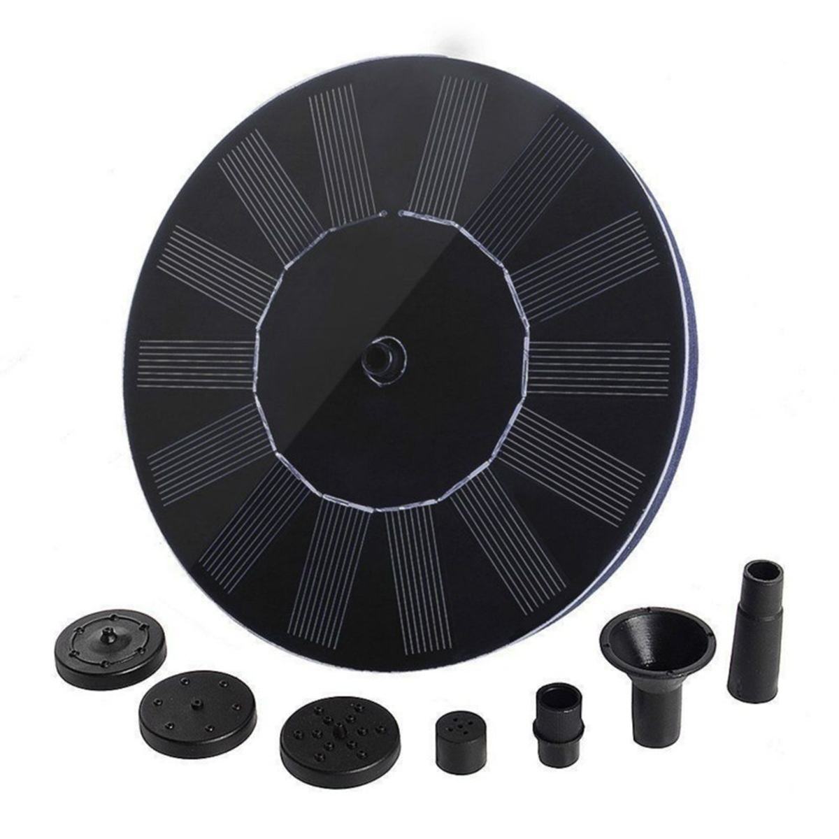 7V Solar Fountain Watering kit Power Solar Pump Pool Pond Submersible Waterfall Floating Solar Panel Water Fountain For Garden