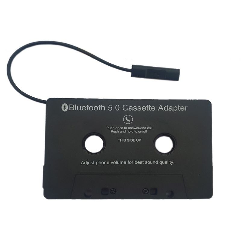 Carregamento usb bluetooth-compatível 5.0 música receptor de áudio do carro cassete player t84d