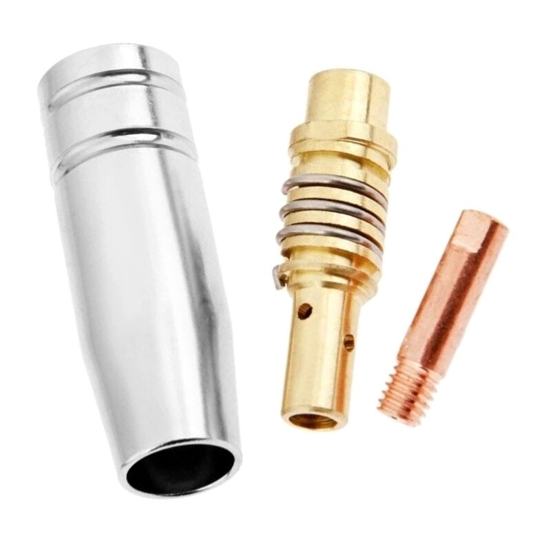 20 stks Mig Lascontact Tips, 0.8mm 1.0mm Koperen Tip, lastoorts Tip