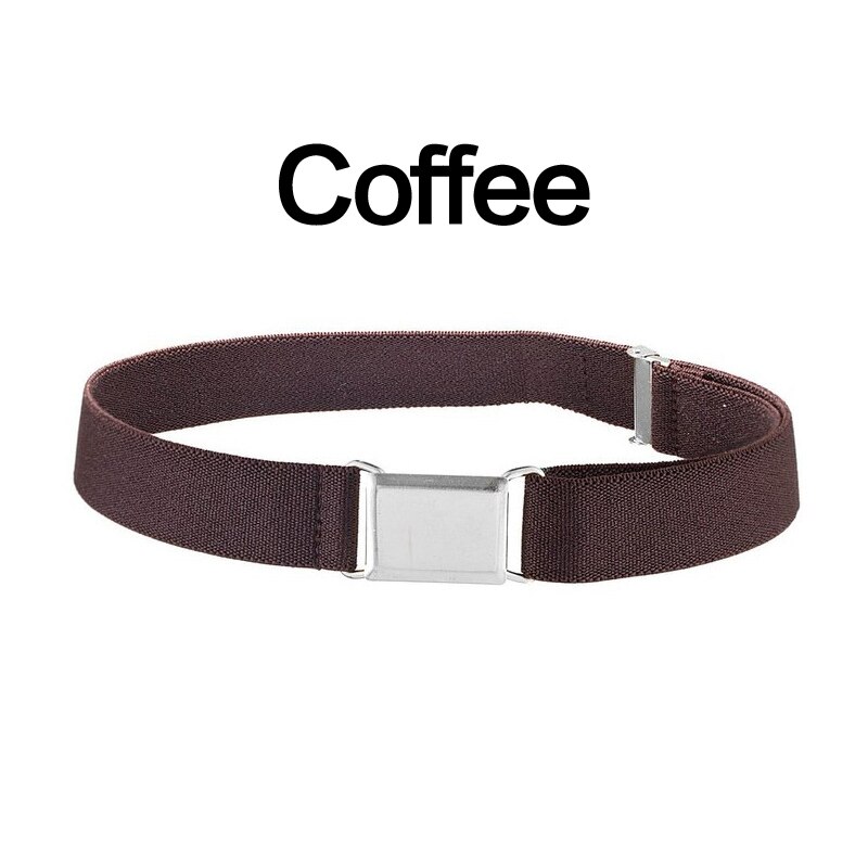 Verstelbare Riem Voor Kids Kinderen Stretch Elastische Canvas Tailleband Jongens Meisjes Gespen Broek Broek Riem Riemen: E