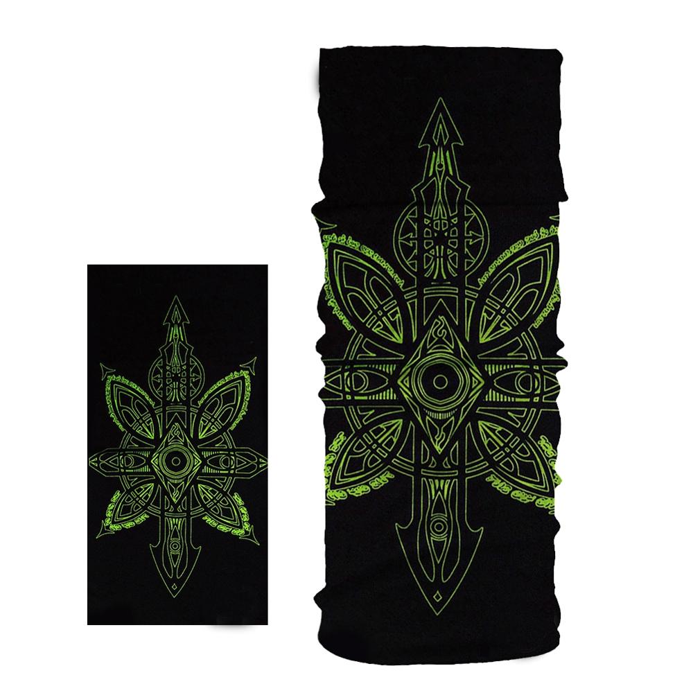 foulard anti-poussière unisexe magique Tube écharpe Cool néon modèle sport Fitness foulard bracelet cyclisme Leggings: 04