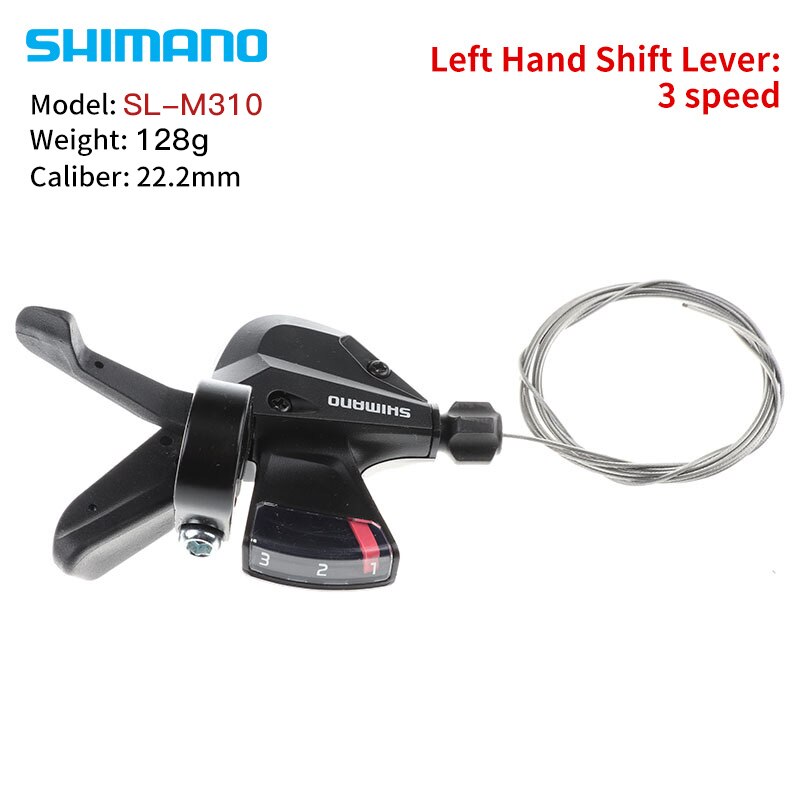 SHIMANO Altus SL-M315 SL-M310 MTB Shifter 2X7 2X8 3x7 3x8 2 3 7 8 14 16 21 24 S Speed Mountain Bike Shift Lever Trigger Set: SL-M310 3 speed