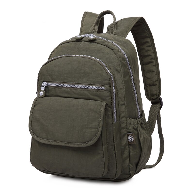 TEGAOTE Laptop Schule Rucksäcke für Teenager Mädchen Mochila feminin Rucksäcke Anti-diebstahl Wasserdichte Taschen für Männer Frauen 1503#: Armee Grün