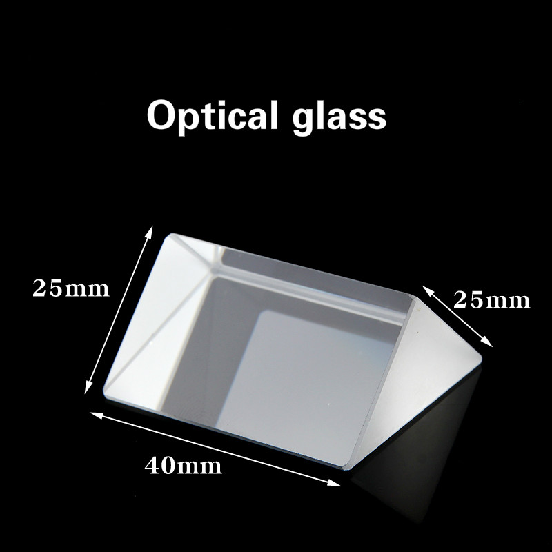 Isosceles Right Angle Prism Optical Glass High Precision K9 Material Factory Direct Sales