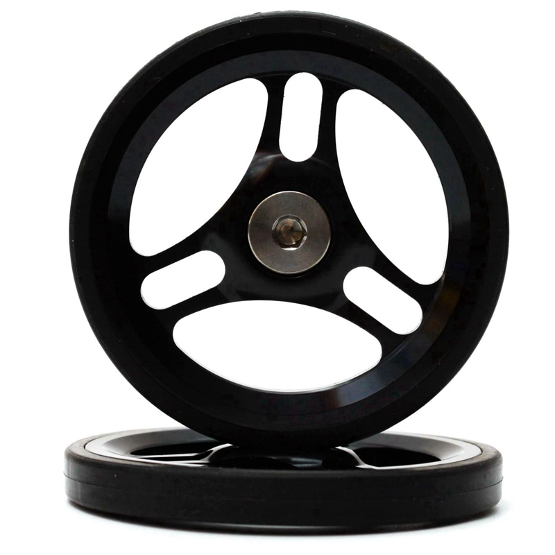 ACEOFFIX EZ-3 60mm Aluminium Eazy Wheels 45g pair for Brompton Bicycle easy pulling