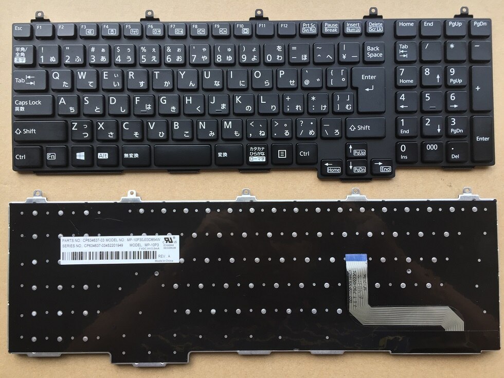 best notebook keyboard for FUJITSU A574 A573 A553 A572 A743 A552/E/F/G/H JAPANESE layout
