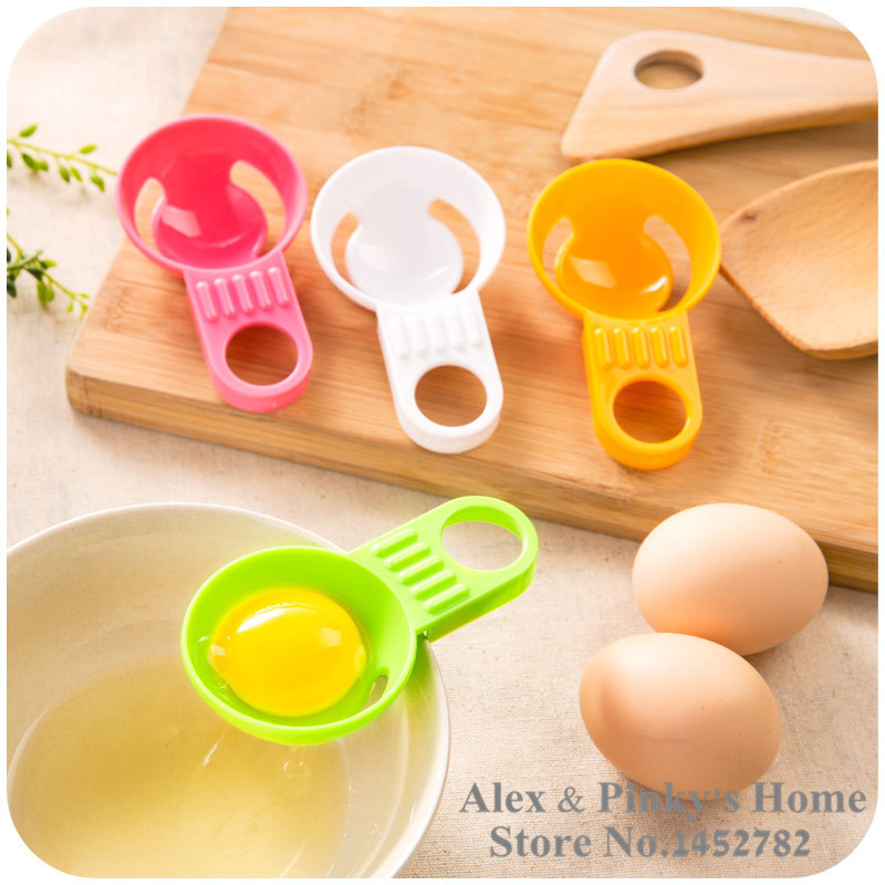 1 pc Kleurrijke Eieren Verwerking Eiwit Separator Keuken Essentiële Benodigdheden Ei Divider Gereedschap