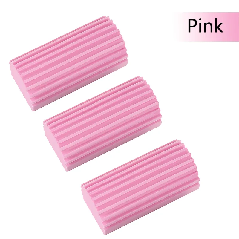 PVA Dust Cleaning Sponge Reusable Multifunctional Kitchens Household Sponge Cleaning Brush for Car Blinds Cleaning Sponge: Orange