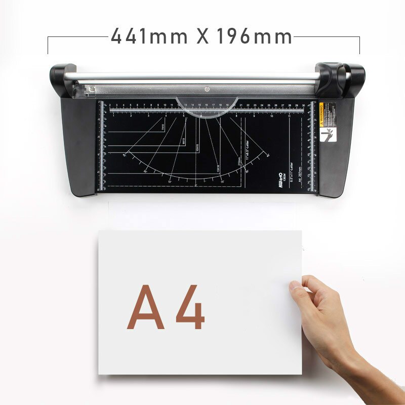 Bærbar legering  a4 a3 præcision papirskærer fototrimmere diy scrapbog skæreværktøj skæremåtte hjemmekontorartikler: A4