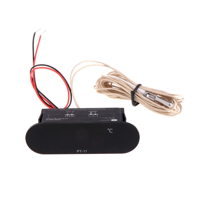 -20~300degrees Celsius PT-11 Digital Thermometer Temperature Meter Indicator w/ 2M NTC Sensor