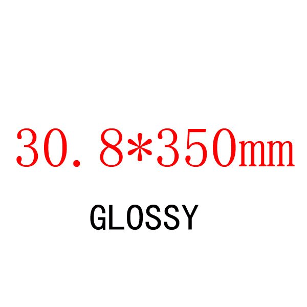 Mcfk 3k reggisella per bicicletta in fibra di carbonio MTB Road Bike Super Light Tube Mountain Cycling Parts lunghezza 165g 450mm: 30.8x350 gloss