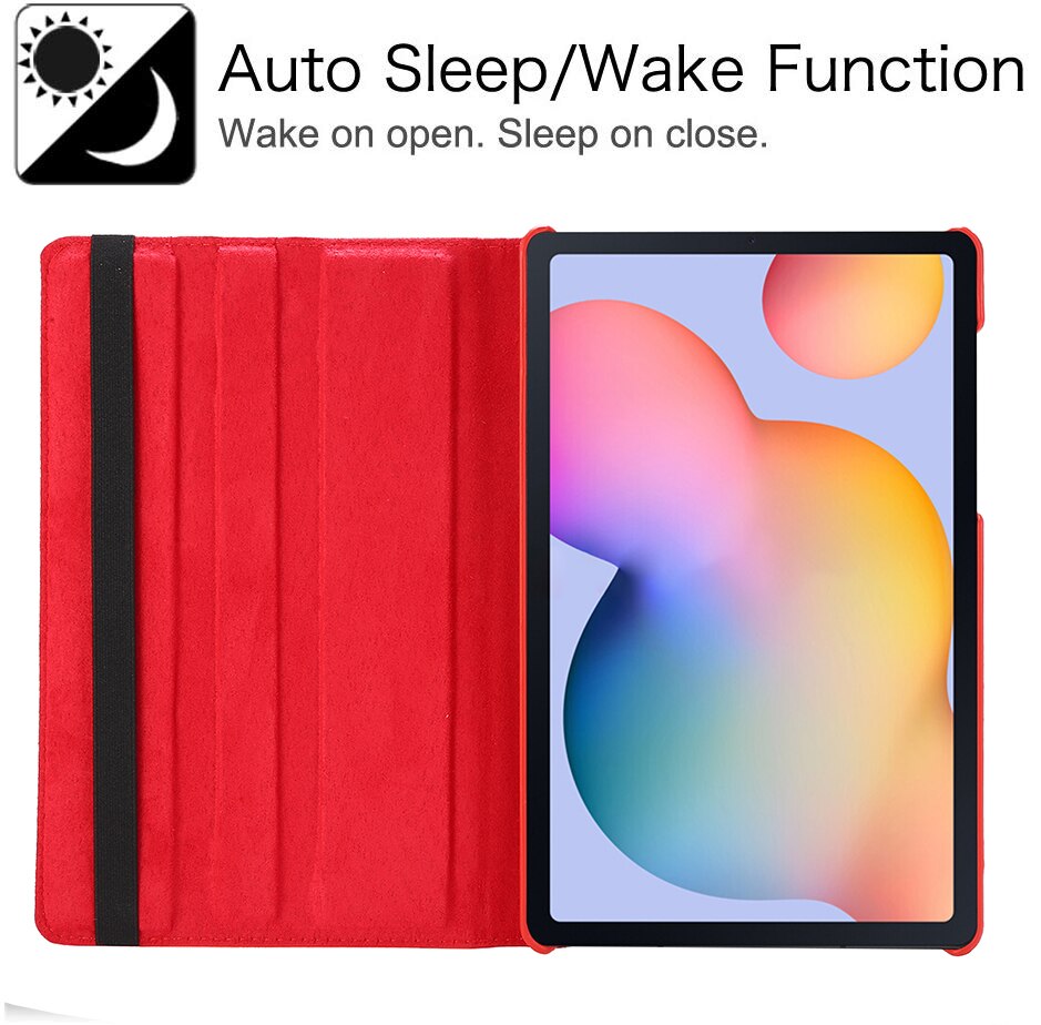 Do Samsung Galaxy Tab S6 Lite Case, 360 stopni obrotowy stojak Tablet pokrywa dla Galaxy Tab S6 Lite 10.4 2020 SM-P610 SM-P615
