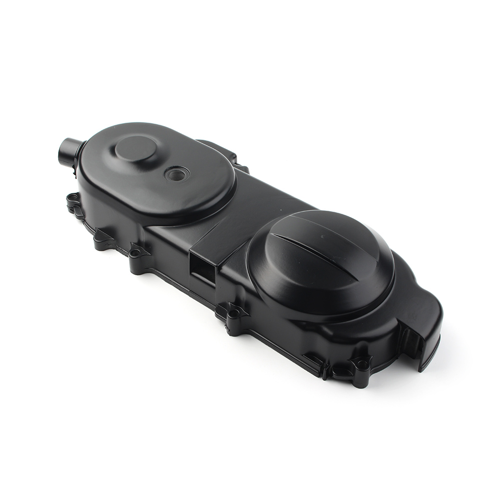 Cubierta de Motor de cigüeñal, cubierta de ciclomotor de 49cc 50cc, carcasa corta, izquierda GY6, Scooter QMB139, color negro