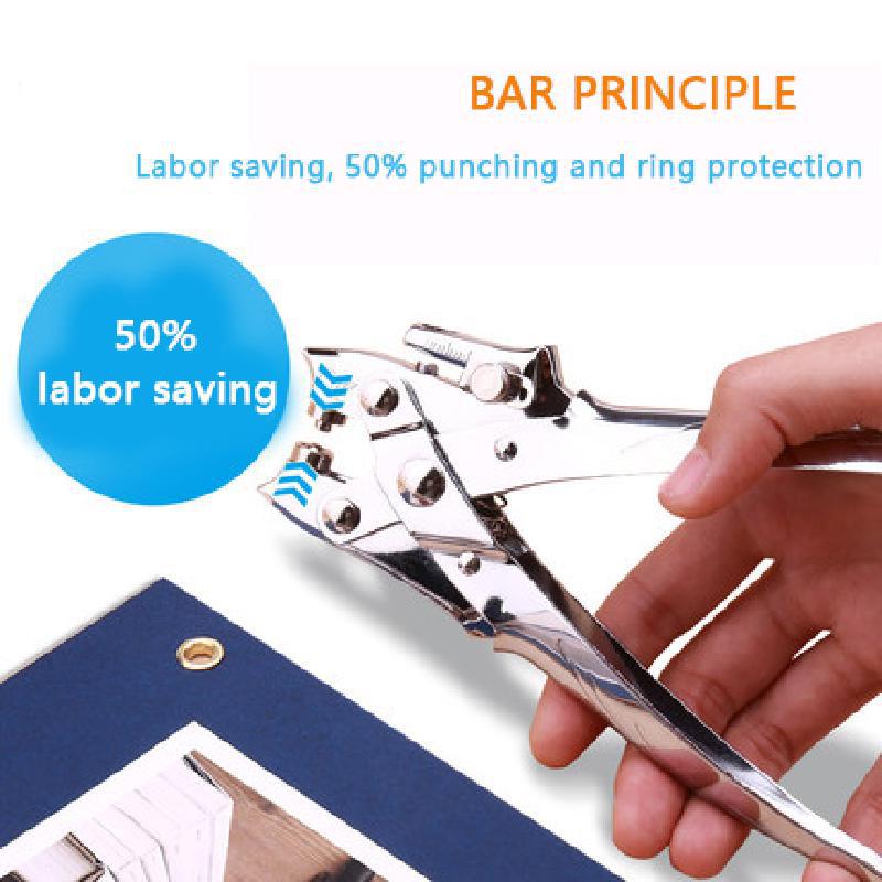 Poinçonneuse avec œillets et œillets, Machine De retenue en métal, pince à œillets avec œillets, perforateur De trous ronds De 5mm avec anneaux, 9718