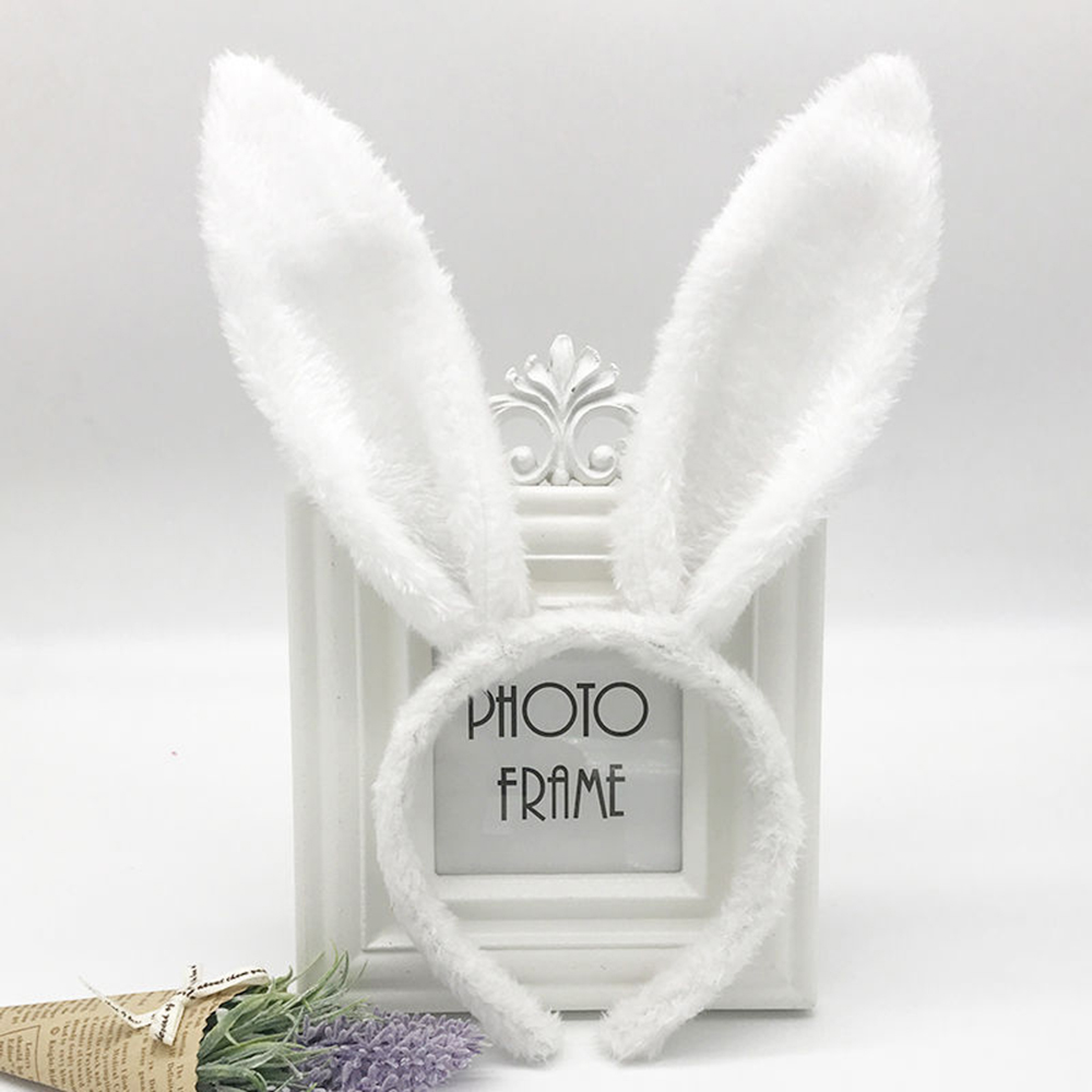 Diadema con Orejas de conejo de Pascua, aro para el pelo con Orejas de conejo de peluche, decoraciones para , diademas para adultos de Pascua, suministros para de Cosplay para niñas: Castaño