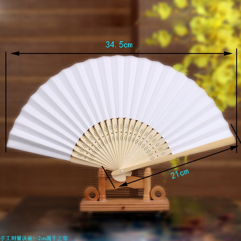 DIY Hand Papier Fans Pocket Vouwen Bamboo Fan Verjaardagsfeestje Bruiloft DIY Home Decoratie
