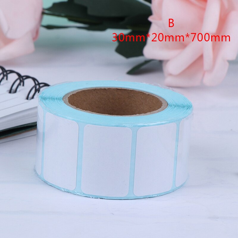 700pcs/Roll Adhesive Thermal Label Supermarket Price Blank Label Direct Print: B
