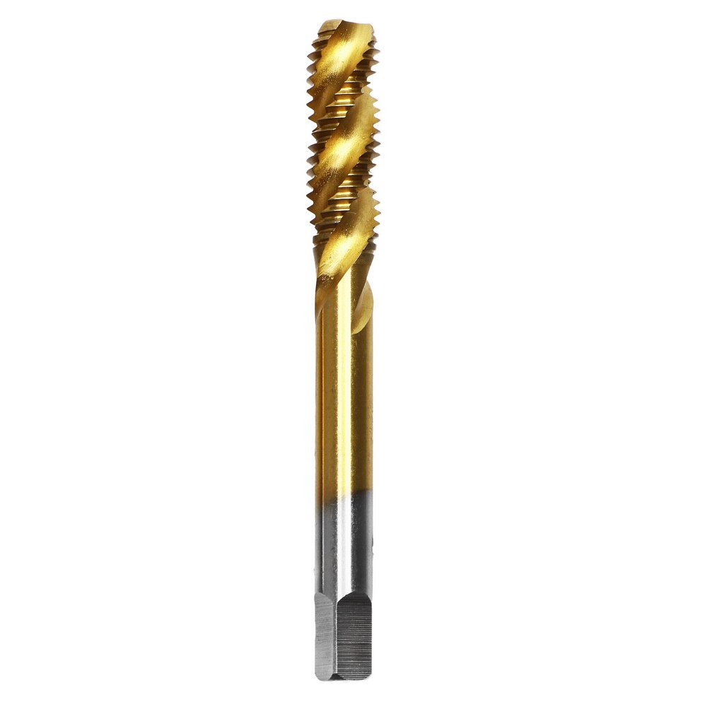 5pcs/lot Spiral Fluted Machine Screw Tap M3 M4 M5 M6 M8 Spiral Pointed Taps Thread Tap Drill Titanium Coated