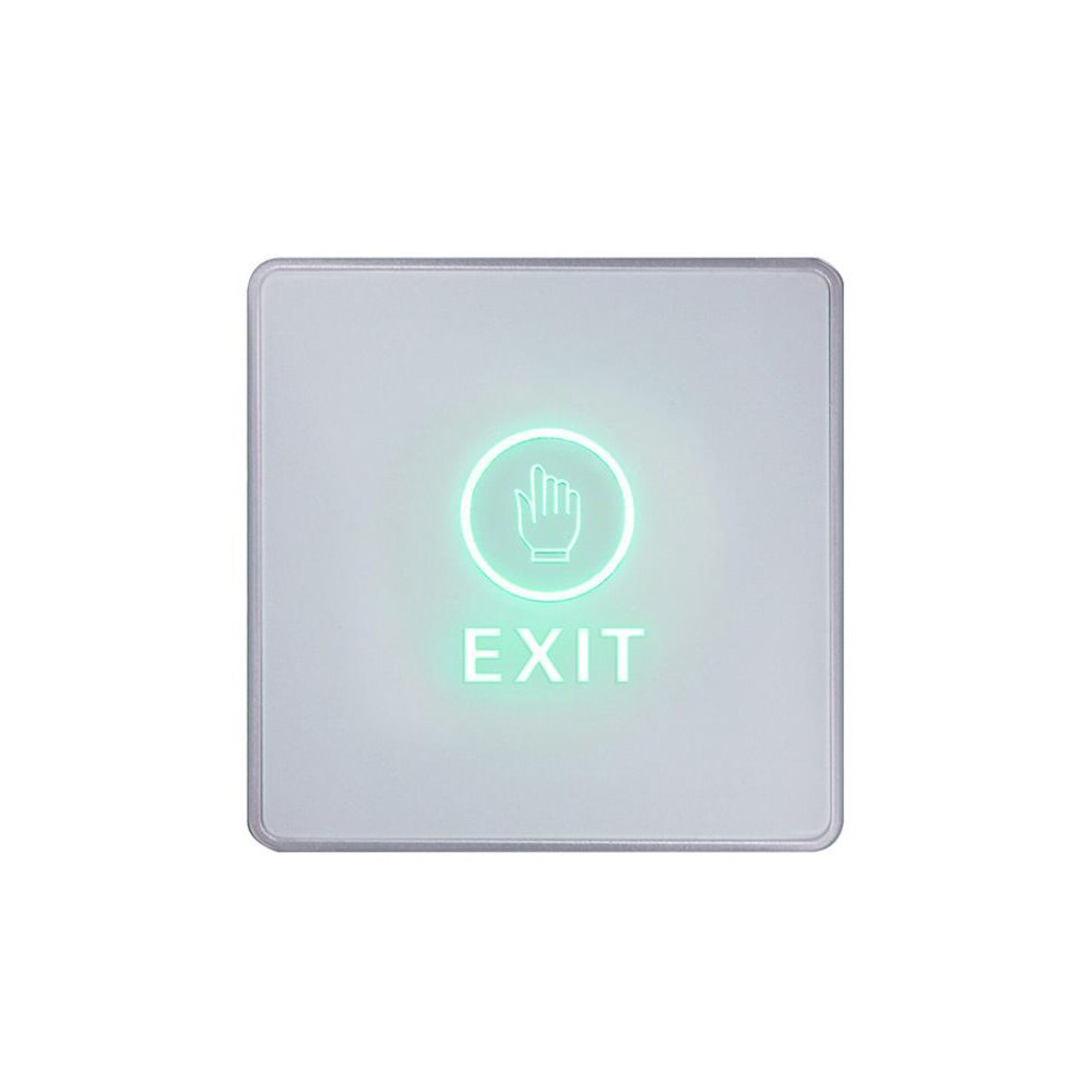 Bouton de sortie tactile rétro-éclairage bouton de dégagement de porte pour système de contrôle d'accès de porte ouverte adapté à la Protection de sécurité à domicile
