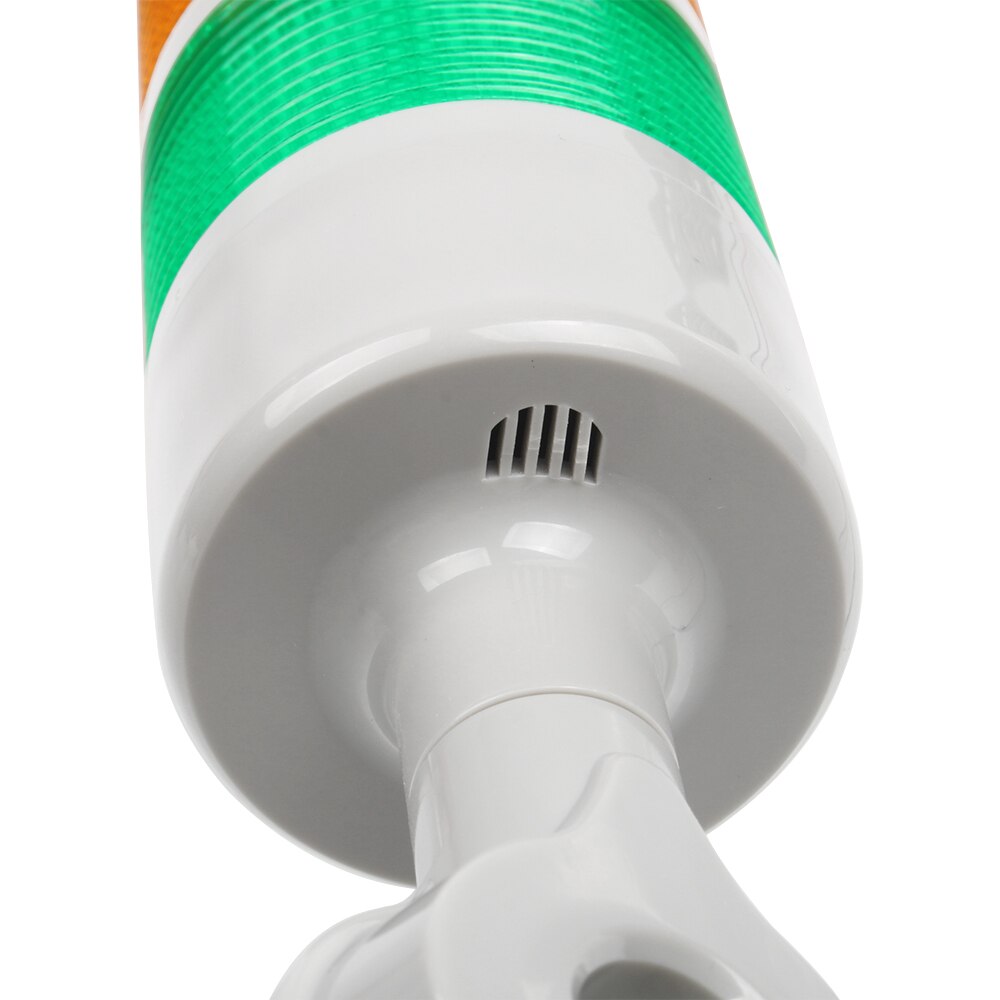 180 pila giratoria luz roja naranja ámbar verde luz de advertencia industrial para máquina CNC 24V CC 12V luz intermitente constante LED