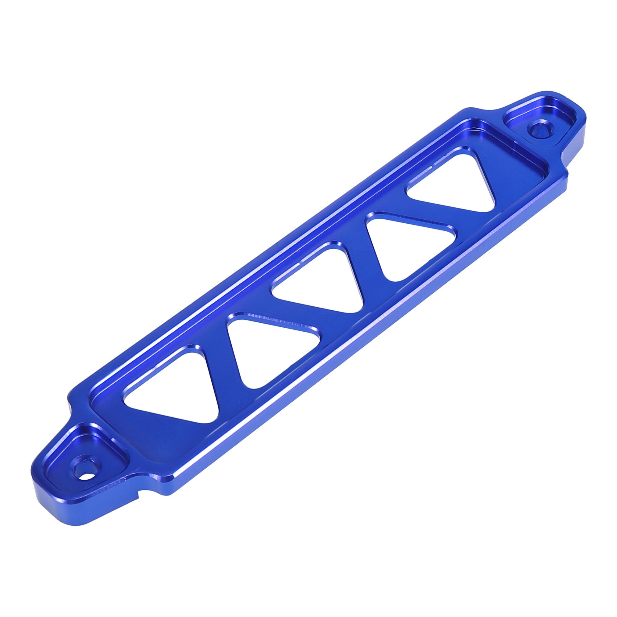 Soporte Universal para sujetar batería de coche, accesorio hueco de aleación de aluminio, 145mm, 190mm, color azul: 190mm Blue