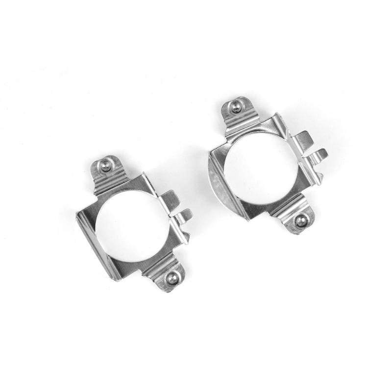 1 paar Metall H7 Auto LED Scheinwerfer Lampe Birne Basis Adapter Halfter Halter Clips Scheinwerfer Birne Basis Adapter Auto Zubehör