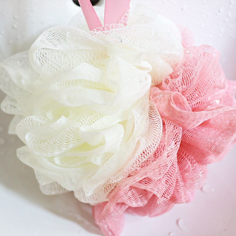 Shower Bubble Mesh Foaming Sponge Bath Soft Ball Body Skin Cleanser Exfoliating Shower Ball Bathroom Body Massage Cleaning Tools