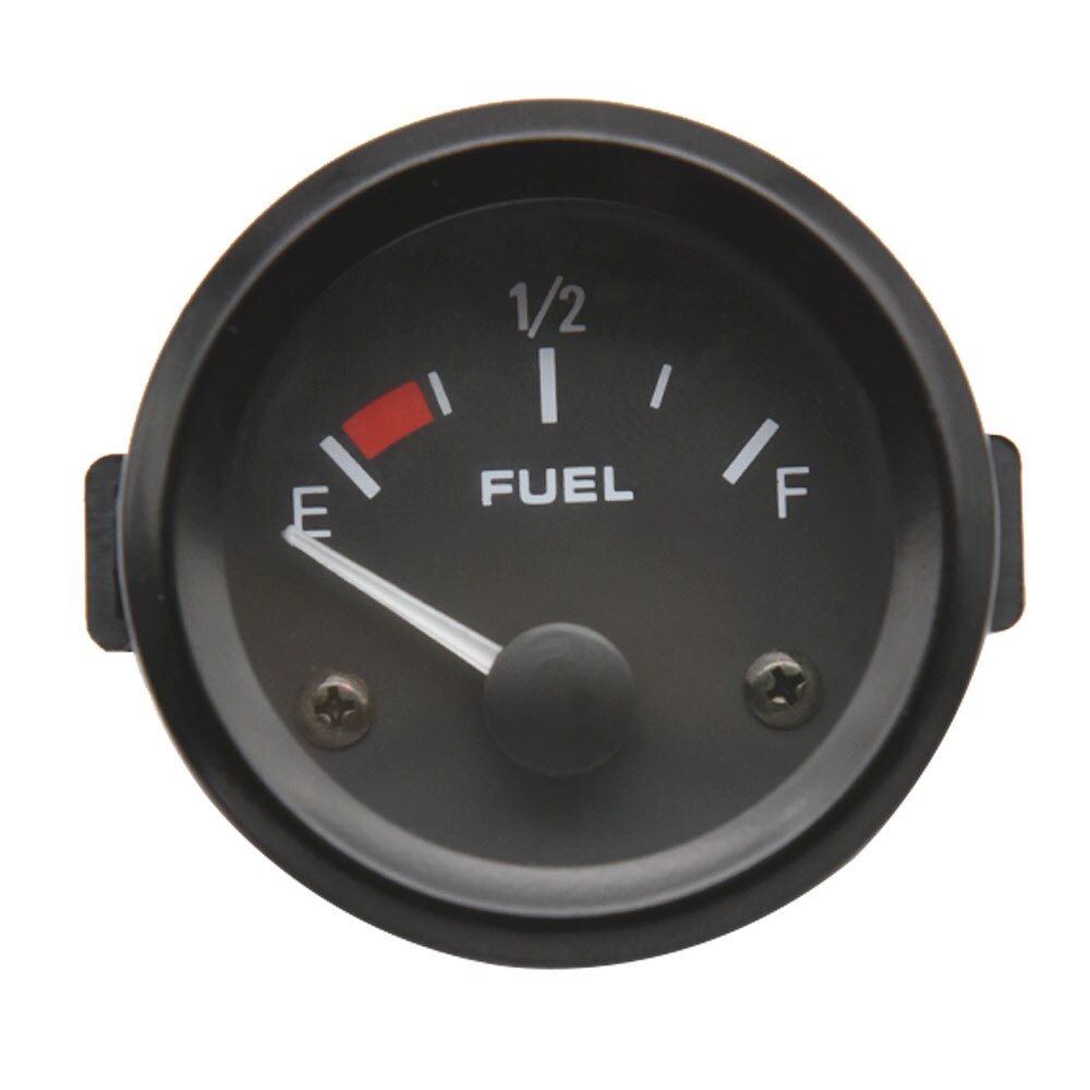 Kraftstoff Messgerät 2 &quot;52mm Kraftstoff eben Messgerät Auto Meter mit Kraftstoff schweben Sensor Weiß LED Licht Schwarz Felge Automobil Messgeräte 12V Auto Messgerät