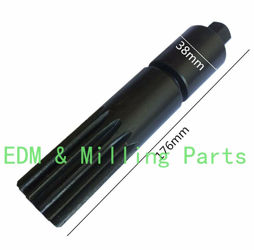 CNC Milling Machine Ram Pinion C120 Slide Spindle Gear Shaft Mill Tool For Bridgeport Mill Part