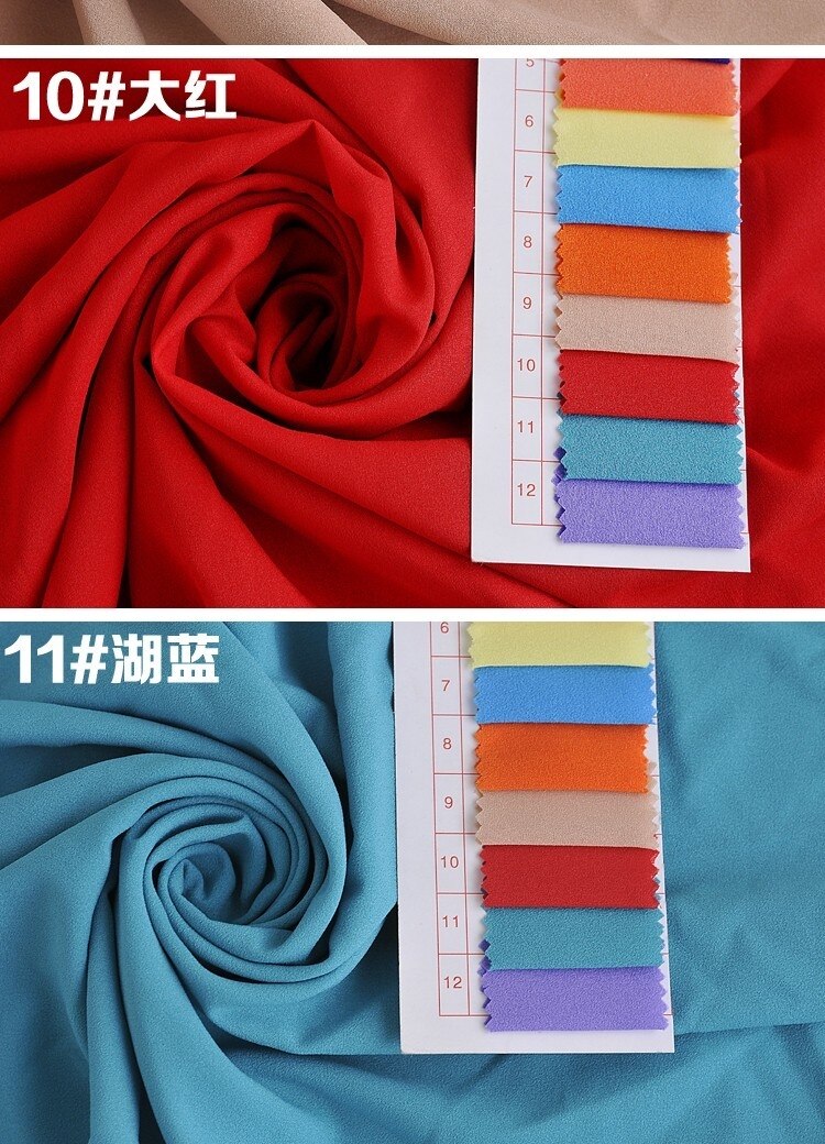 55 farben Chiffon stoff weich hängt auch nicht transparent für kleid futter tuch trouses Material 100d hochzeit diy näHenne