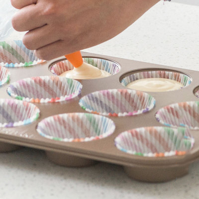 100PCS/Set Muffin Cupcake Paper Cups Cake Forms Cupcake Liner Baking Muffin Box Cup Case Party Tray Cake Mold Decorating Tools