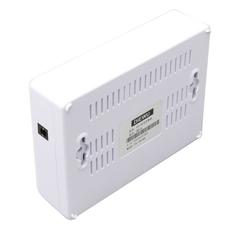 Mini 16 Ports 10/100Mbps Fast Ethernet LAN RJ45 Vlan Network Switch Switcher Extension HUB for Desktop PC