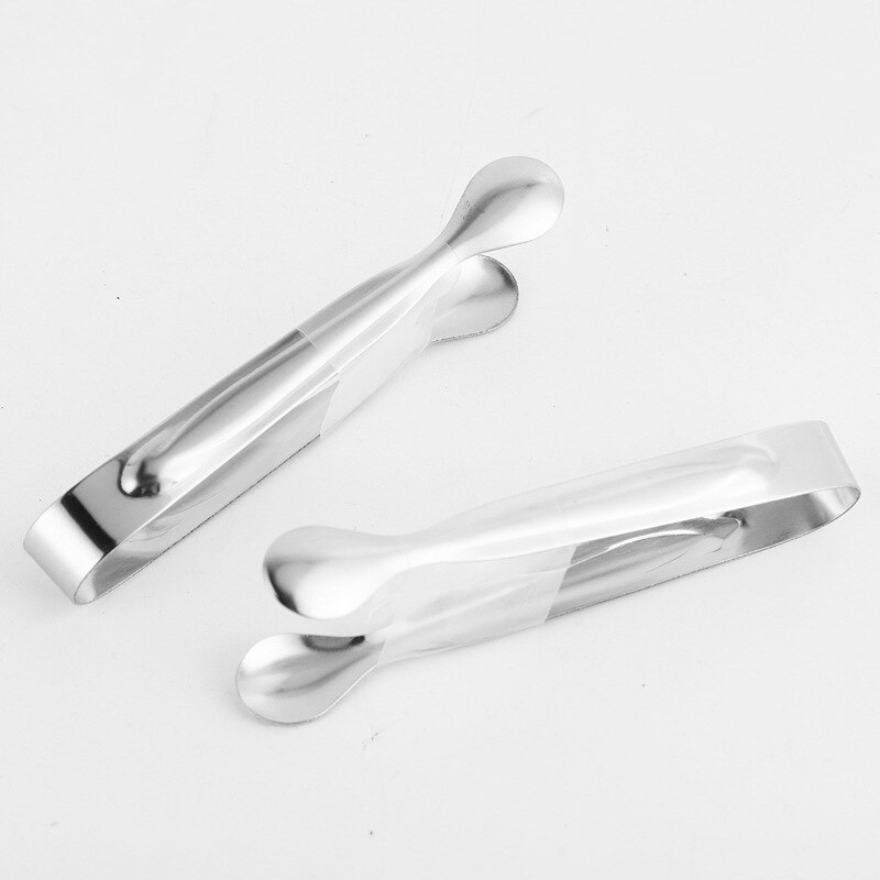 1Pc Stainless Steel Candy Clip Ice Shovel Sugar Ice Clip Clip for Ice Cream Sugar Biscuit Bar Buffet Grill