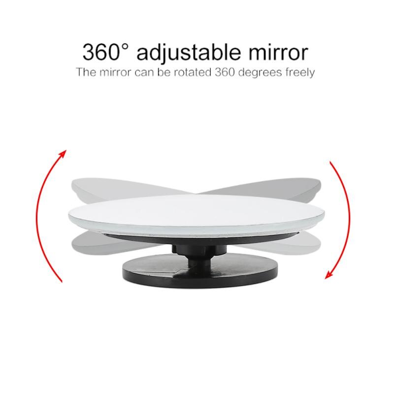 360 graders bakspejl bilkøretøjsfører vidvinkel rund konveks spejl blindplet automatisk bakspejl